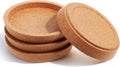 Dessous de verre: résistant à la chaleur, absorbant, en liège, en bois, Lot de 4, 10, 3 cm