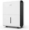 Déshumidificateur Comfee 50L/jour, 4 Modes, Mode Intelligent, Séchage, Minuterie 24H, Réservoir 6L, Drainage Continu, Pour 100m²/250m³