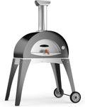 Four à pizza extérieur en acier gris argenté Alfa Ciao M