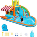 Aire de Jeux Gonflable VEVOR avec Toboggan et Piscine - Pour Enfants de 3 à 8 Ans