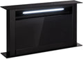Klarstein Downdraft Hotte Rétractable 90 cm - 714 m³/h, 8 Modes, LED, Minuterie, Noire, Silencieuse