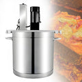 Mixeur Chauffant Automatique à Vitesse Variable, Double Palette pour Mélange Homogène, Parfait pour Casseroles et Sauces