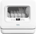 Lave-vaisselle compact 3 couverts avec réservoir et écran LED silencieux