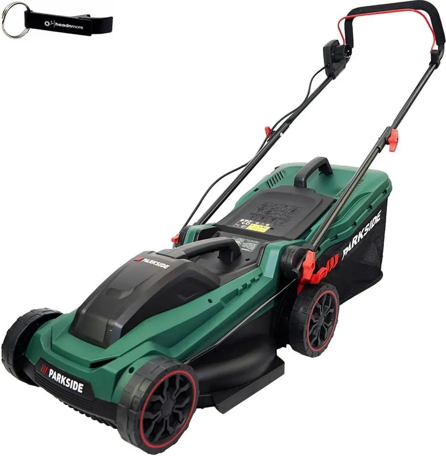 Tondeuse à gazon électrique Parkside PERM 1500 avec porte-clés HEADNMORE